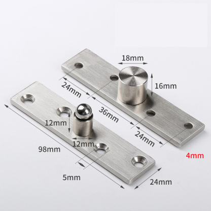 Heavy-Duty 360° Invisible Pivot Hinge - Center & Offset Axis for Secret Passage Doors, Revolving Doors, Hidden Door Systems