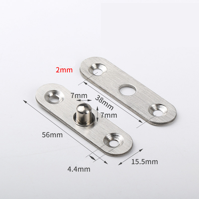 Heavy-Duty 360° Invisible Pivot Hinge - Center & Offset Axis for Secret Passage Doors, Revolving Doors, Hidden Door Systems