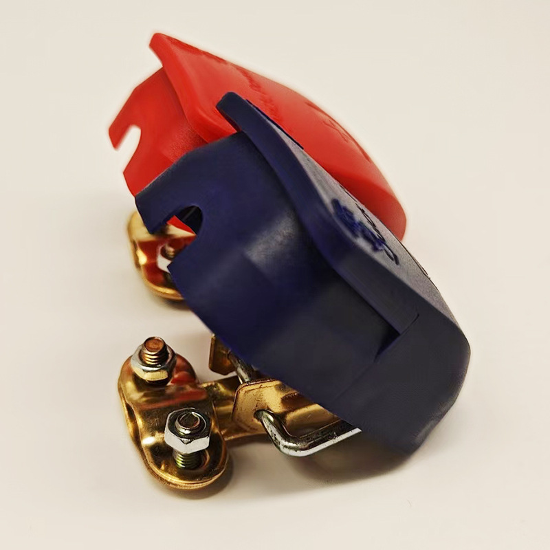 QuickLift Battery Terminals – Tool-Free, Universal Car Battery Connectors (Red & Blue Pair)