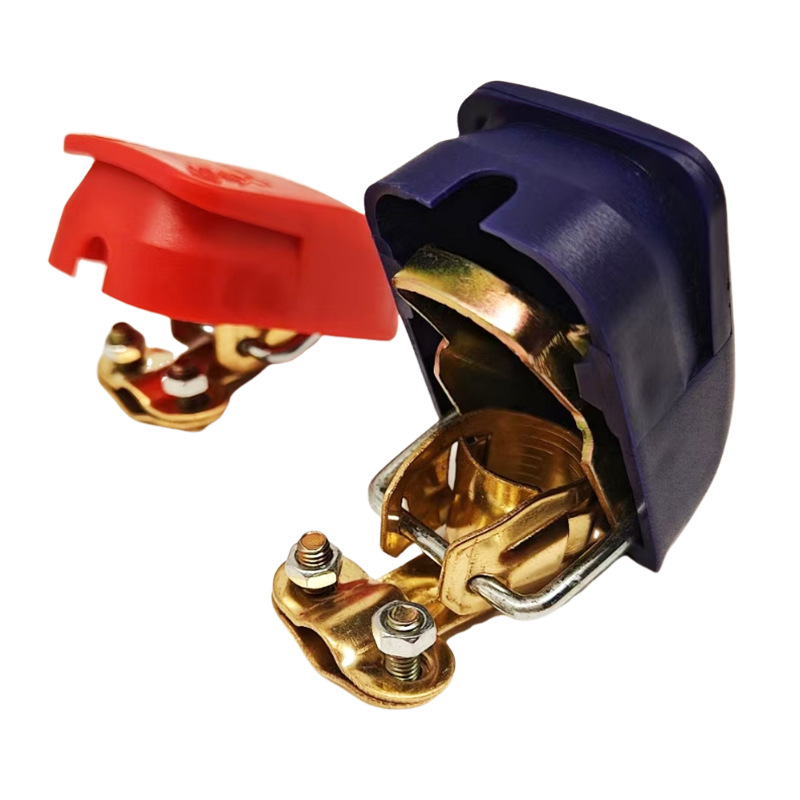 QuickLift Battery Terminals – Tool-Free, Universal Car Battery Connectors (Red & Blue Pair)