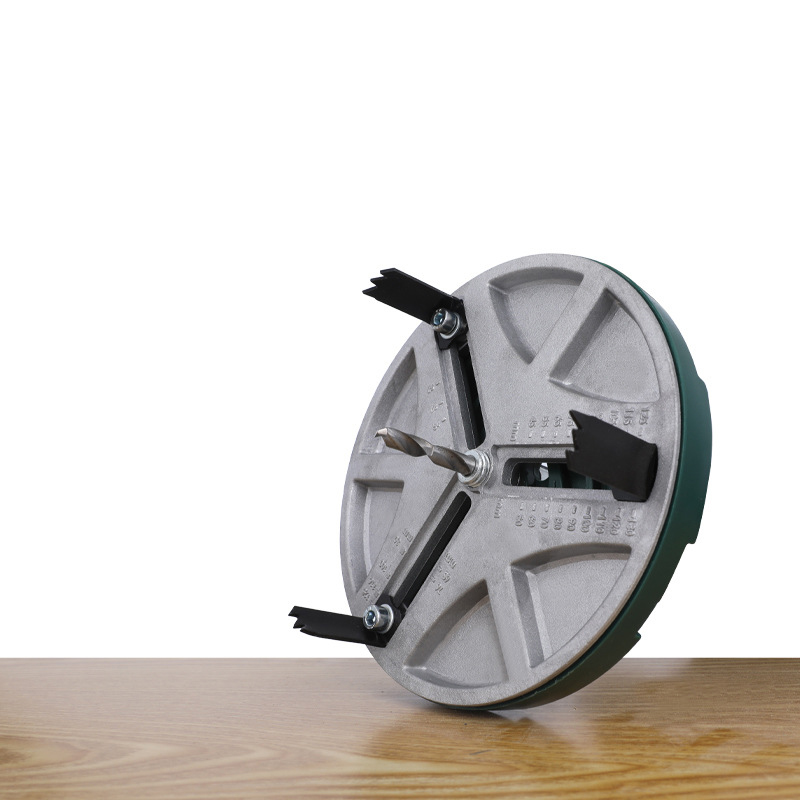 Adjustable Hole Cutter 45-130mm | Multi-Material Woodworking & DIY Tool for Wood, Drywall, Plastic & Aluminum | Precision Boring with Universal Arbor