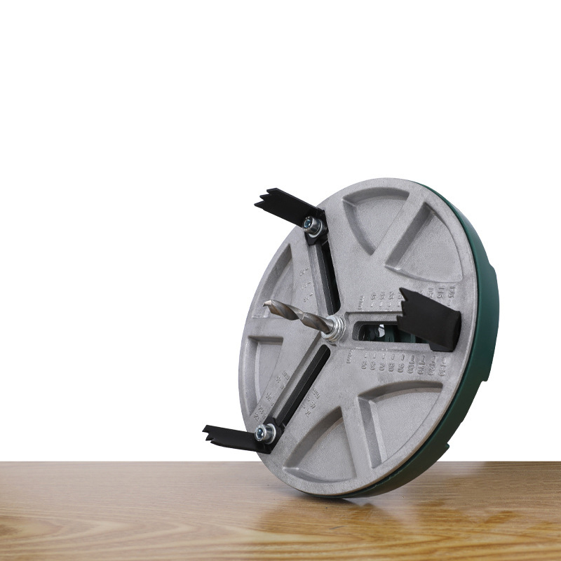 Adjustable Hole Cutter 45-130mm | Multi-Material Woodworking & DIY Tool for Wood, Drywall, Plastic & Aluminum | Precision Boring with Universal Arbor