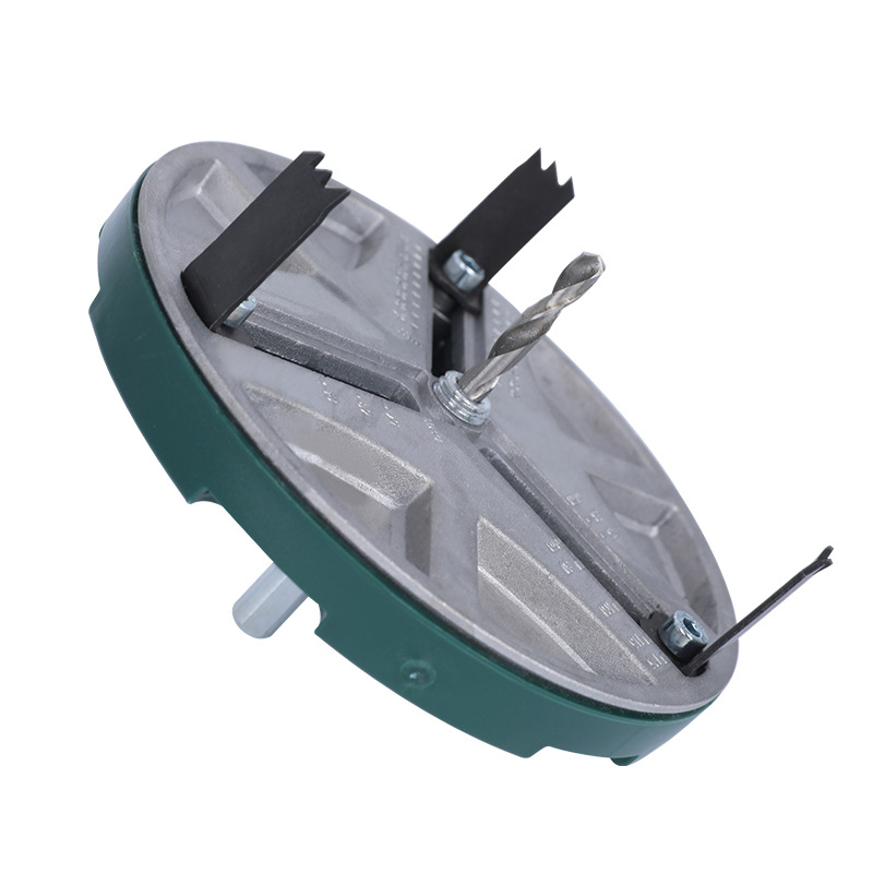 Adjustable Hole Cutter 45-130mm | Multi-Material Woodworking & DIY Tool for Wood, Drywall, Plastic & Aluminum | Precision Boring with Universal Arbor