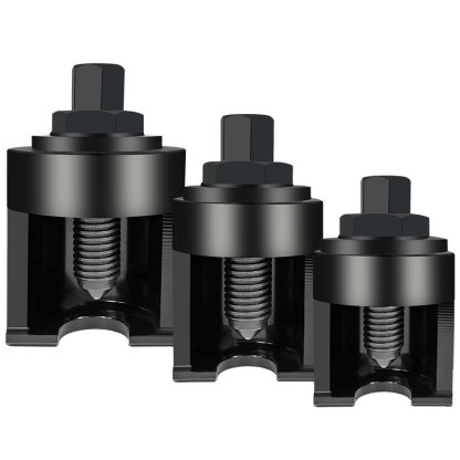 Ball Joint Puller - Heavy-Duty Anti-Rotation Tool for Tie Rods & CV Joints. Forged Steel Design for Manual & Impact Wrench Use on Trucks & Buses.