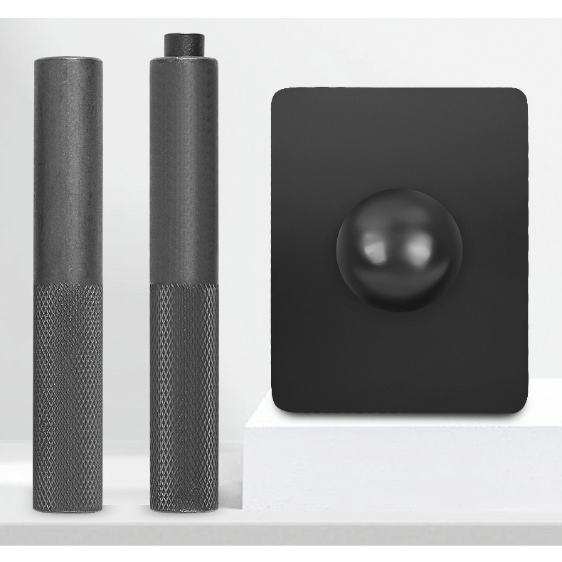 Motorcycle Valve Spring Removal & Installation Tool Kit - 3-Piece Scooter Cylinder Repair Set with High Carbon Steel Anti-Rust Design