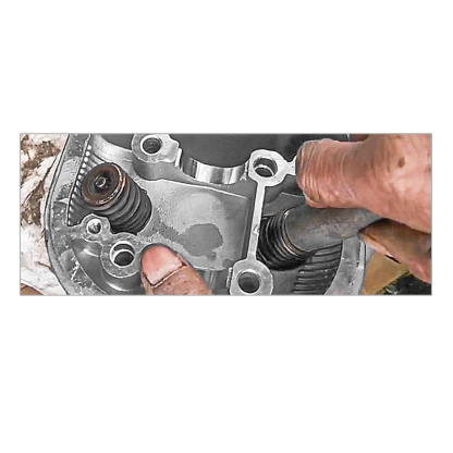 Motorcycle Valve Spring Removal & Installation Tool Kit - 3-Piece Scooter Cylinder Repair Set with High Carbon Steel Anti-Rust Design