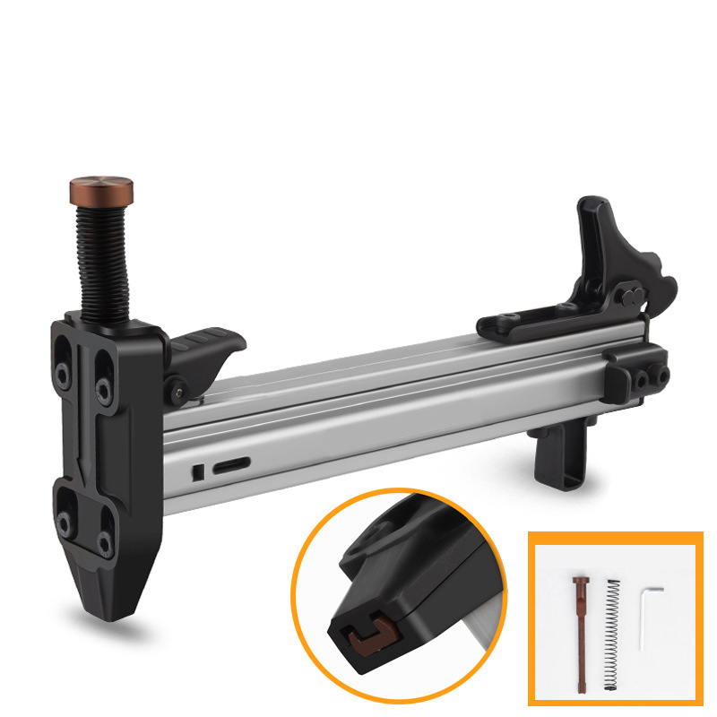 Upgraded Manual Nail Gun - Semi-Automatic for Concrete/Brick Walls, Tungsten Steel Firing Pin, One-Button Reset, Alloy Construction for Professional & DIY Use