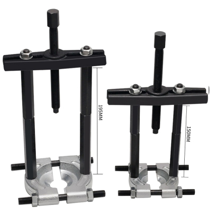 Industrial-Grade Bearing Puller Set 14-Piece | CR-V Chrome Vanadium Steel | Heavy-Duty Dual-Arm Puller | Automotive Transmission Axle Bearing Removal Tool Kit