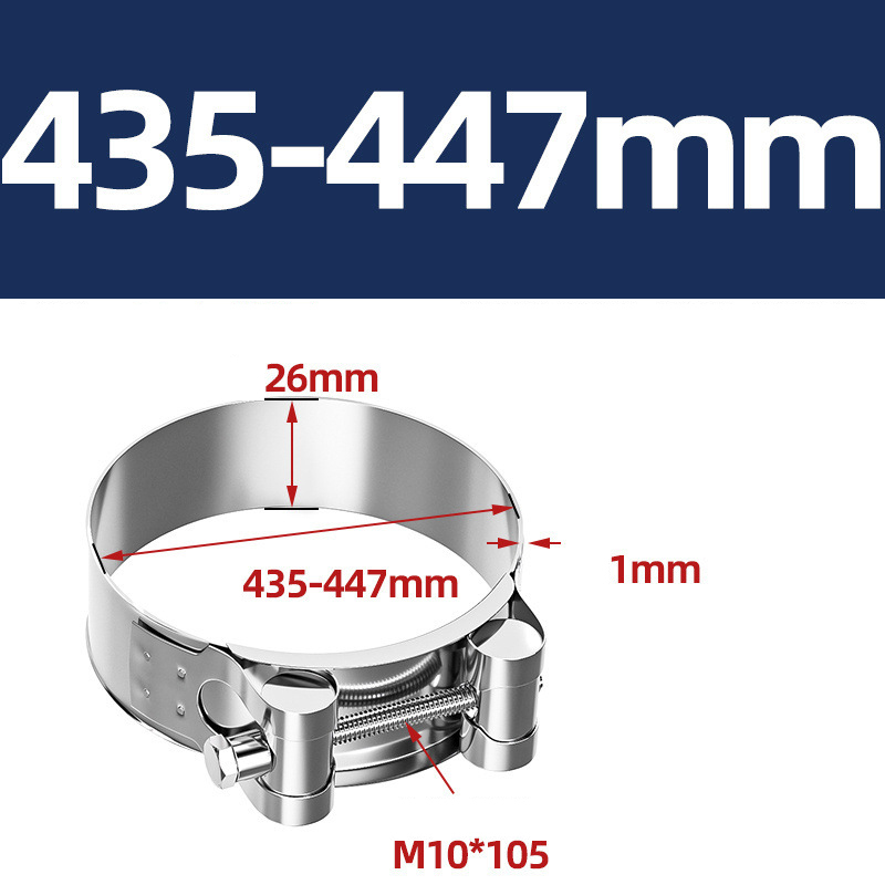 Heavy Duty Hose Clamp - Reinforced European Style Pipe Clip, Corrosion Resistant Galvanized Carbon Steel, for PVC Pipe & Hose Fixing