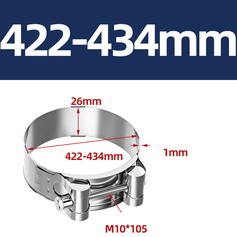 Heavy Duty Hose Clamp - Reinforced European Style Pipe Clip, Corrosion Resistant Galvanized Carbon Steel, for PVC Pipe & Hose Fixing