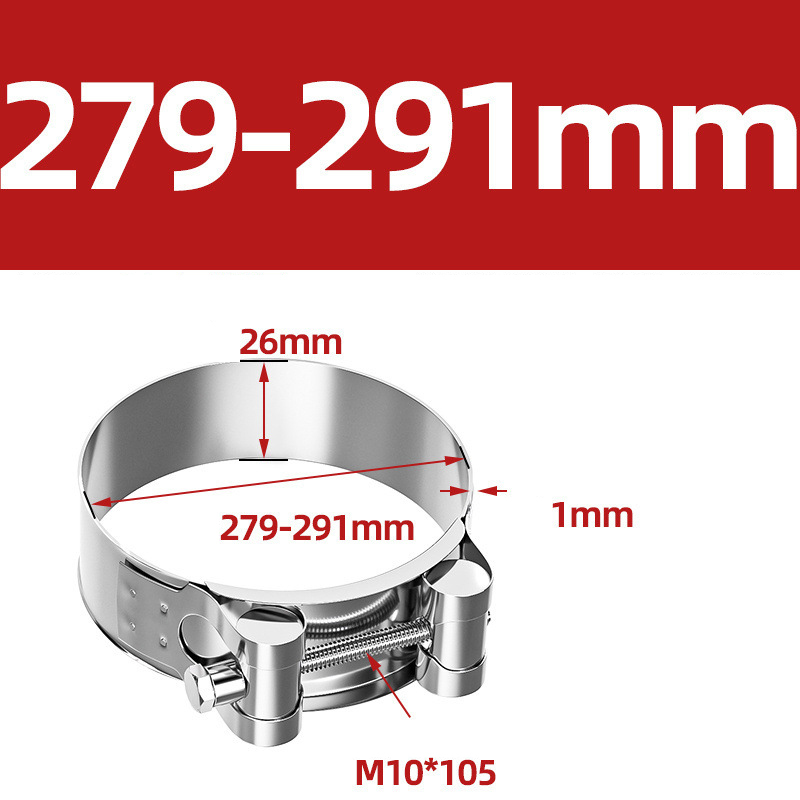Heavy Duty Hose Clamp - Reinforced European Style Pipe Clip, Corrosion Resistant Galvanized Carbon Steel, for PVC Pipe & Hose Fixing