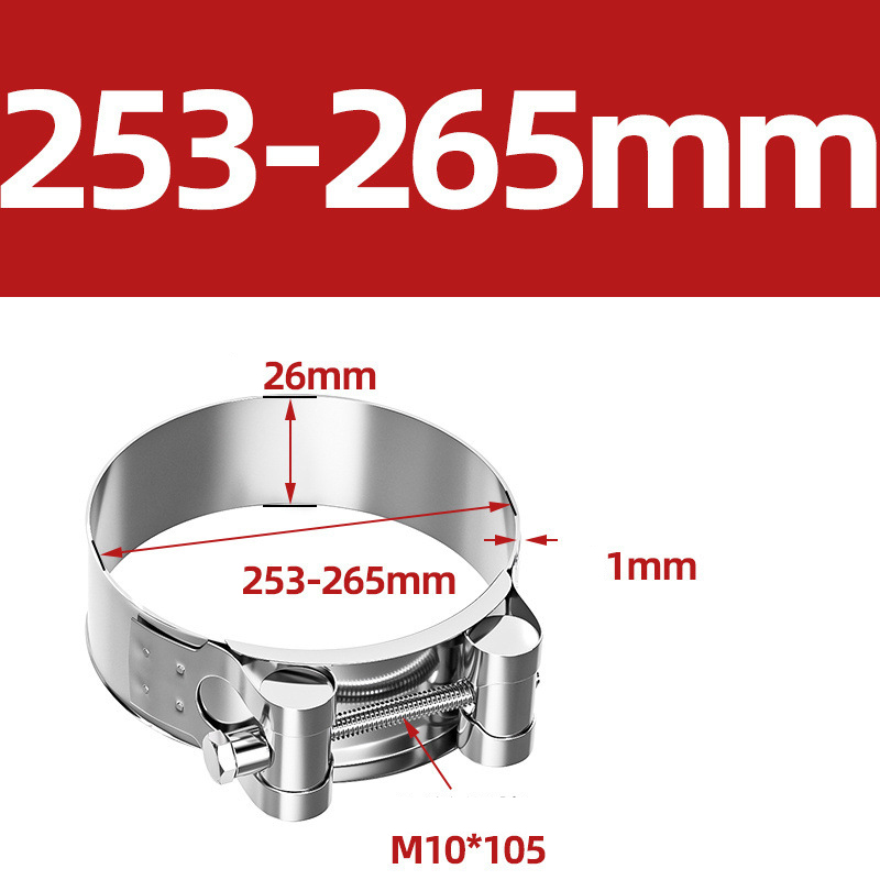 Heavy Duty Hose Clamp - Reinforced European Style Pipe Clip, Corrosion Resistant Galvanized Carbon Steel, for PVC Pipe & Hose Fixing