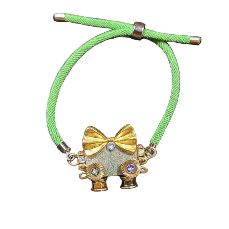 Handmade Steampunk Robot Keychain - Wood & Leather Necklace with Mechanical Heart, Unique Unisex Gift for Men Womenthday, Anniversary