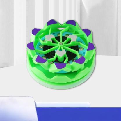 Handheld spinning firework top