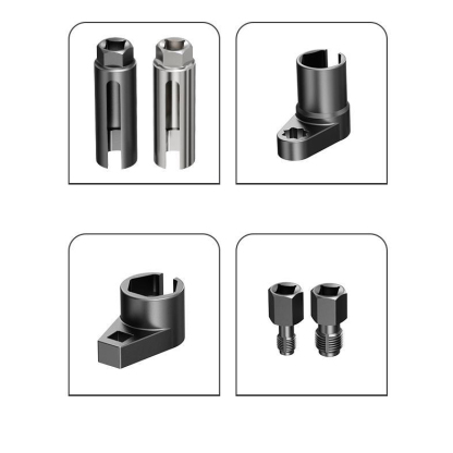 Primary Title: Professional Grade Oxygen Sensor Removal Socket Wrench Set - 22mm CR-V Chrome Vanadium Steel, Heat Treated, Anti-Slip - 7pc/10pc Automotive Tool Kit