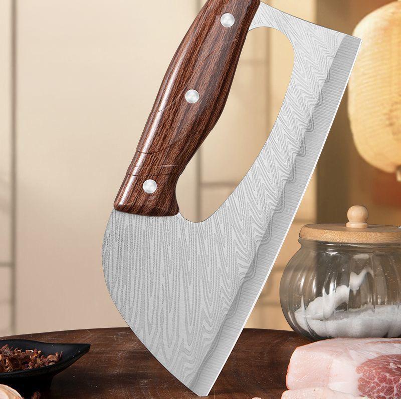 Labor-Saving Chef Knife - German 3Cr13 Steel, Full-Tang & Ergonomic Handle for Effortless Cutting