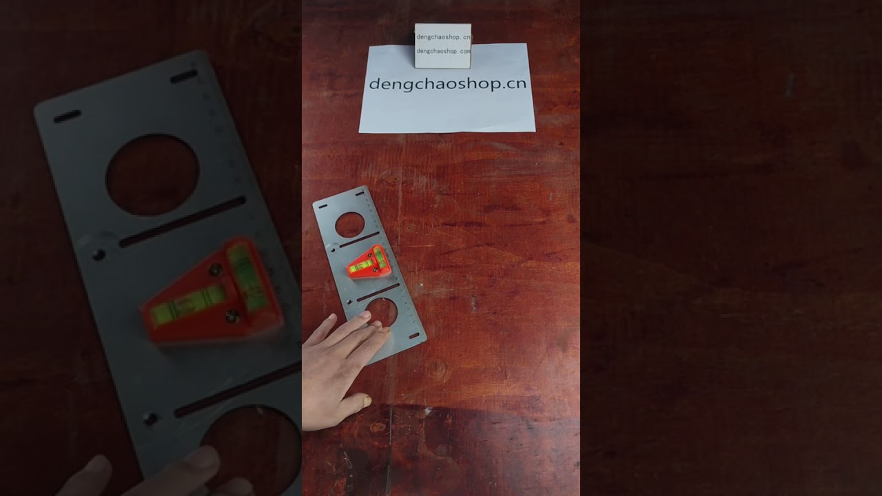 Professional 86-Type Electrical Box Marking Gauge with Built-in Level – Stainless Iron, Multi-Size, Ergonomic Handle