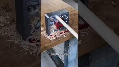 8-Hole Drill-Powered Dowel Maker | All-in-One Wood Rounding Jig for Perfect Φ8-20mm Dowels, Spindles, Tenons | Effortless Woodturning DIY Tool for Square to Round Wood