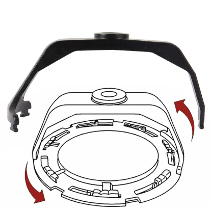 Multi-Function Fuel Pump Removal Tool | Adjustable Gas Cap Wrench | Universal Car Fuel Tank Cap Remover for BMW, Mercedes, Audi, VW, Porsche & More