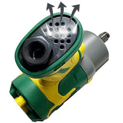 Heavy-Duty 1500N·m Compact Pneumatic Impact Wrench – Lightweight 2kg, 3-Speed Adjustable, 360° Swivel Air Inlet for Automotive & Industrial Use