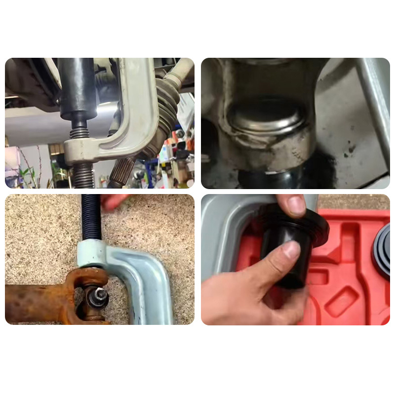 C-Spreader Puller Set 10-Piece / 21-Piece | Ball Joint Separator & Tie Rod Remover | Universal CV Joint & Cross Axle Puller Kit with Case