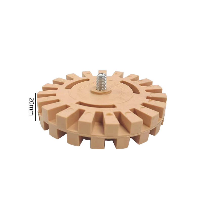 Revolutionize Your Detail Work｜Universal Rubber Decal & Adhesive Remover Wheel｜Paint-Safe, Ultra-Durable｜Fits Angle Grinders, Drills & Power Tools｜Perfect for Wheels, Paint & Glass