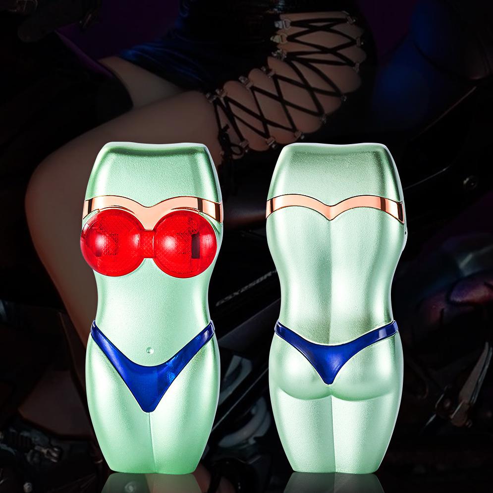 Glowing 3D Figure Lighter - Features a cool feminine silhouette design that lights up.