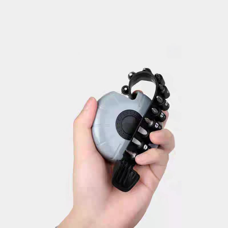 The Bit Roll: 20-Piece Magnetic Screwdriver Bit Set with Tape-Measure Style Case