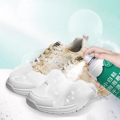 White Sneaker Cleaning Foam, Waterless Shoe Cleaner Mousse, Multi-Purpose Non-Ionic Sneaker Cleaning Foam