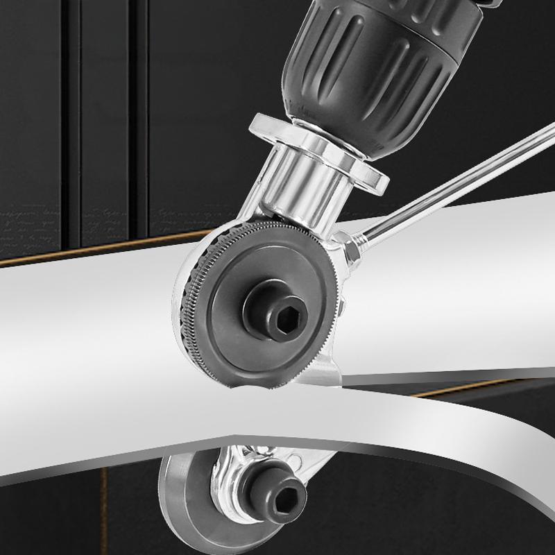 Drill-Powered Sheet Metal Shear