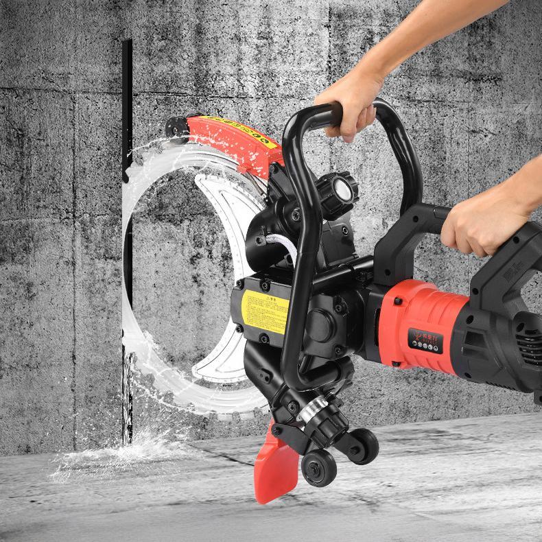 High-Frequency Brushless Ring Saw | Handheld Concrete Cutter | Dust-Free Water Cutting | 30cm Max Depth