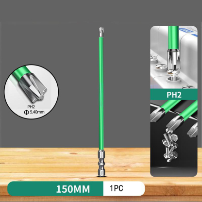 PZ (Pozidriv) Magnetic Screwdriver Bits for Electricians - Anti-Slip, Rust-Resistant, High-Torque Electric Screwdriver Tool for Switches, Sockets & Circuit Breakers