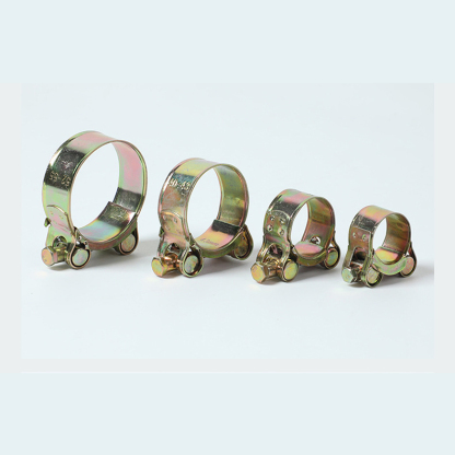 Heavy Duty Hose Clamp - Reinforced European Style Pipe Clip, Corrosion Resistant Galvanized Carbon Steel, for PVC Pipe & Hose Fixing