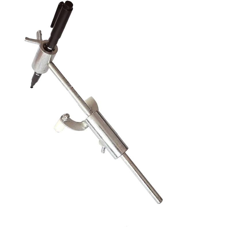 Industrial-Grade Adjustable Fender Line Marker with Scale Vernier - Heavy-Duty Auto Body Repair Tool for Wheel Arch & Panel Crease, Includes Paint Marker