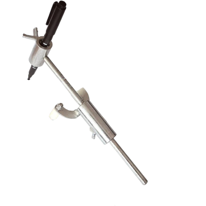 Industrial-Grade Adjustable Fender Line Marker with Scale Vernier - Heavy-Duty Auto Body Repair Tool for Wheel Arch & Panel Crease, Includes Paint Marker