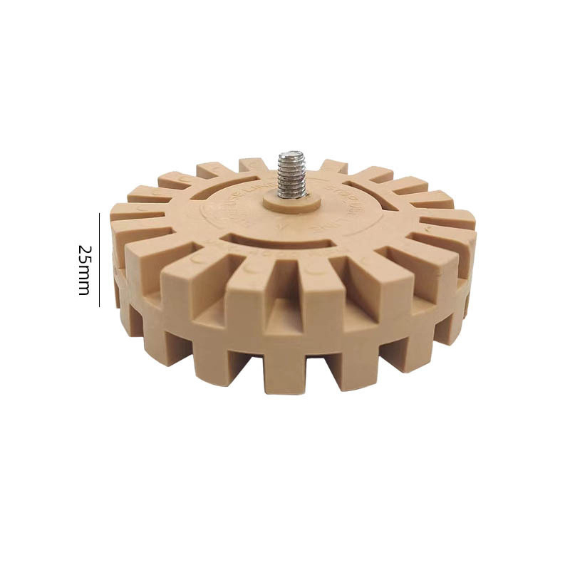 Revolutionize Your Detail Work｜Universal Rubber Decal & Adhesive Remover Wheel｜Paint-Safe, Ultra-Durable｜Fits Angle Grinders, Drills & Power Tools｜Perfect for Wheels, Paint & Glass