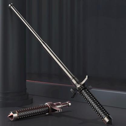 Tactical Retractable Baton with Auto-Lock - Ultimate Self Defense for Women & Emergency Escape Tool for Car