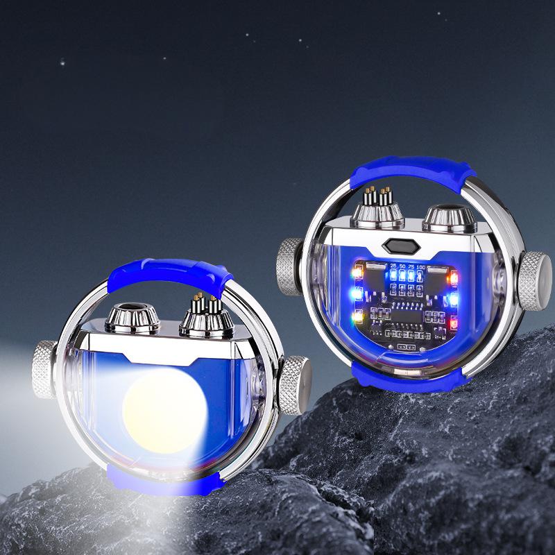 NexTorch Fusion: Windproof Arc Lighter, LED Flashlight, and Decompression Fidget Spinner