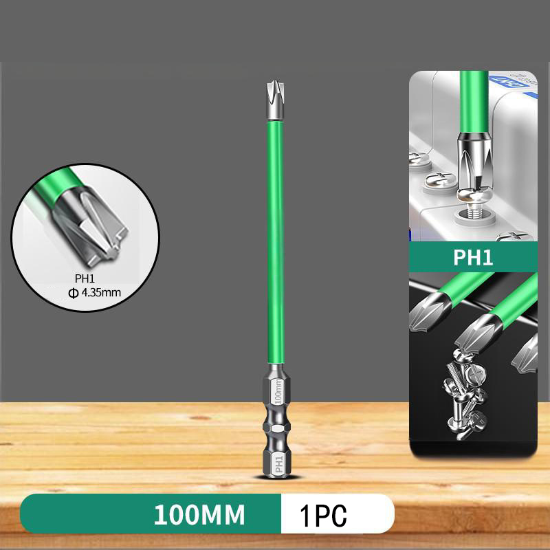PZ (Pozidriv) Magnetic Screwdriver Bits for Electricians - Anti-Slip, Rust-Resistant, High-Torque Electric Screwdriver Tool for Switches, Sockets & Circuit Breakers