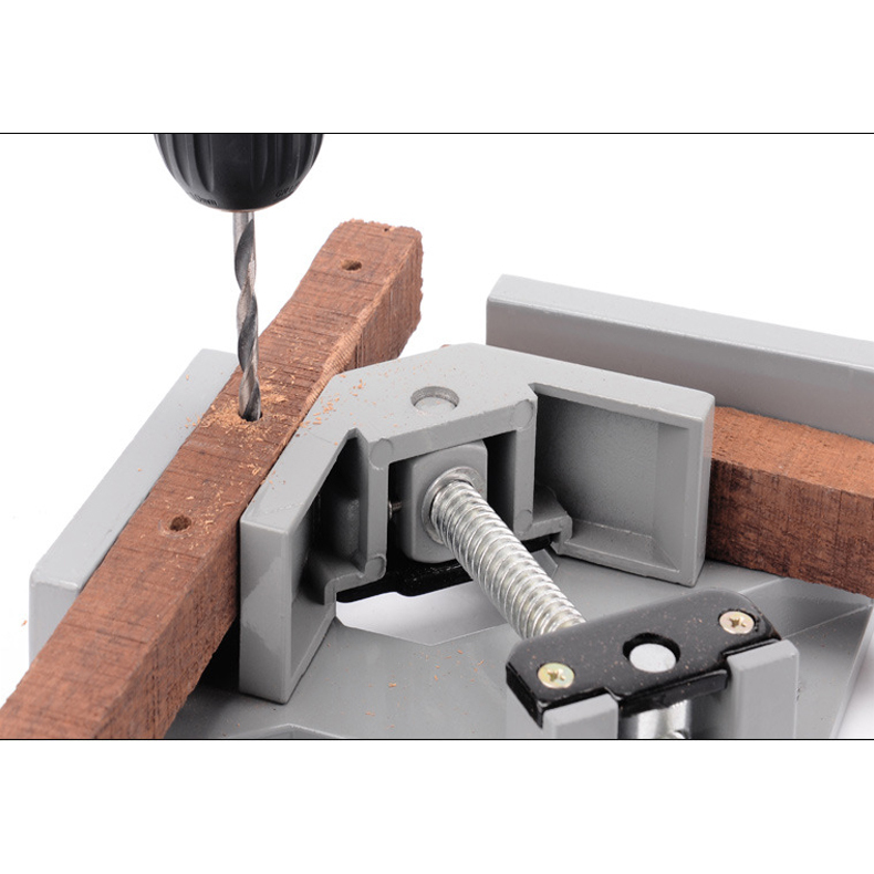 Aluminum Alloy Single-Handle/Double-Handle 90° Right Angle Corner Clamp, Quick-Grip Fixing Clamp for Wood, Glass, Aquarium Assembly, Sturdy and Durable