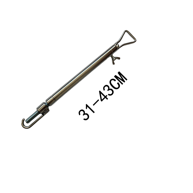 Car Hood Strut Support Rod, 31-72cm Adjustable Telescopic Prop Rod for Engine Hood, Doors & Trunk, Anti-Slip Hook Tool for Vehicle Maintenance