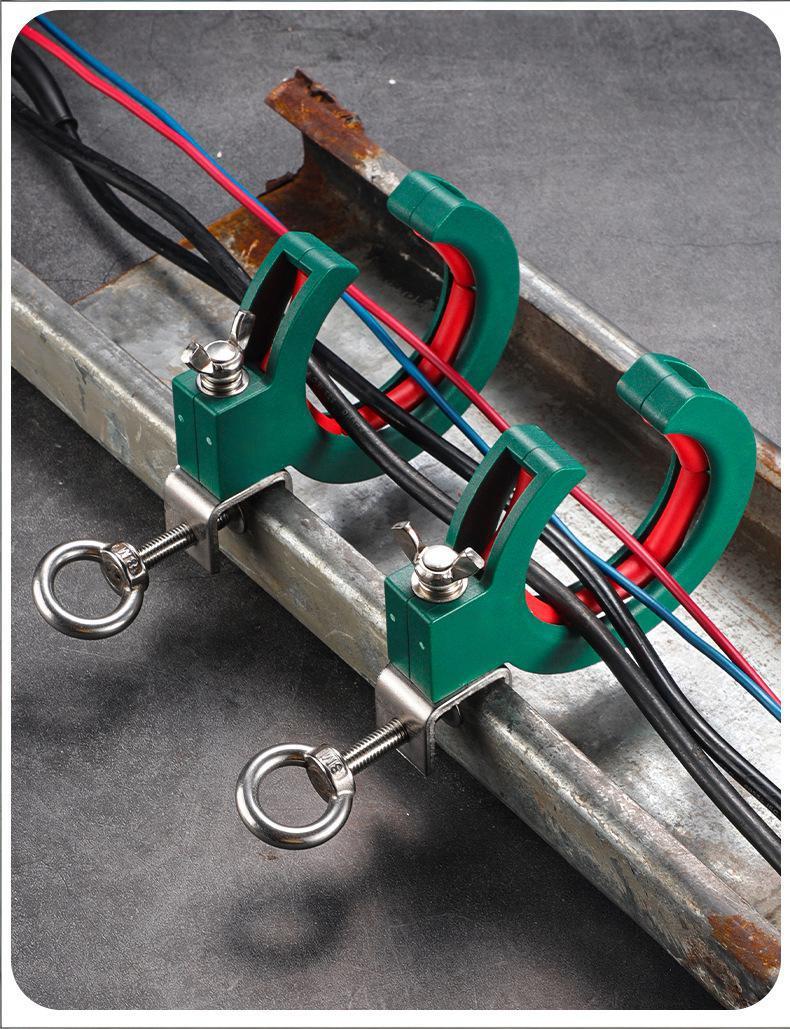 65mm Heavy-Duty Nylon Roller for Bridge Cable Pulling - Tool-Free, 360° Adjustable, Anti-Slip Design (Standard & Upgraded Versions)