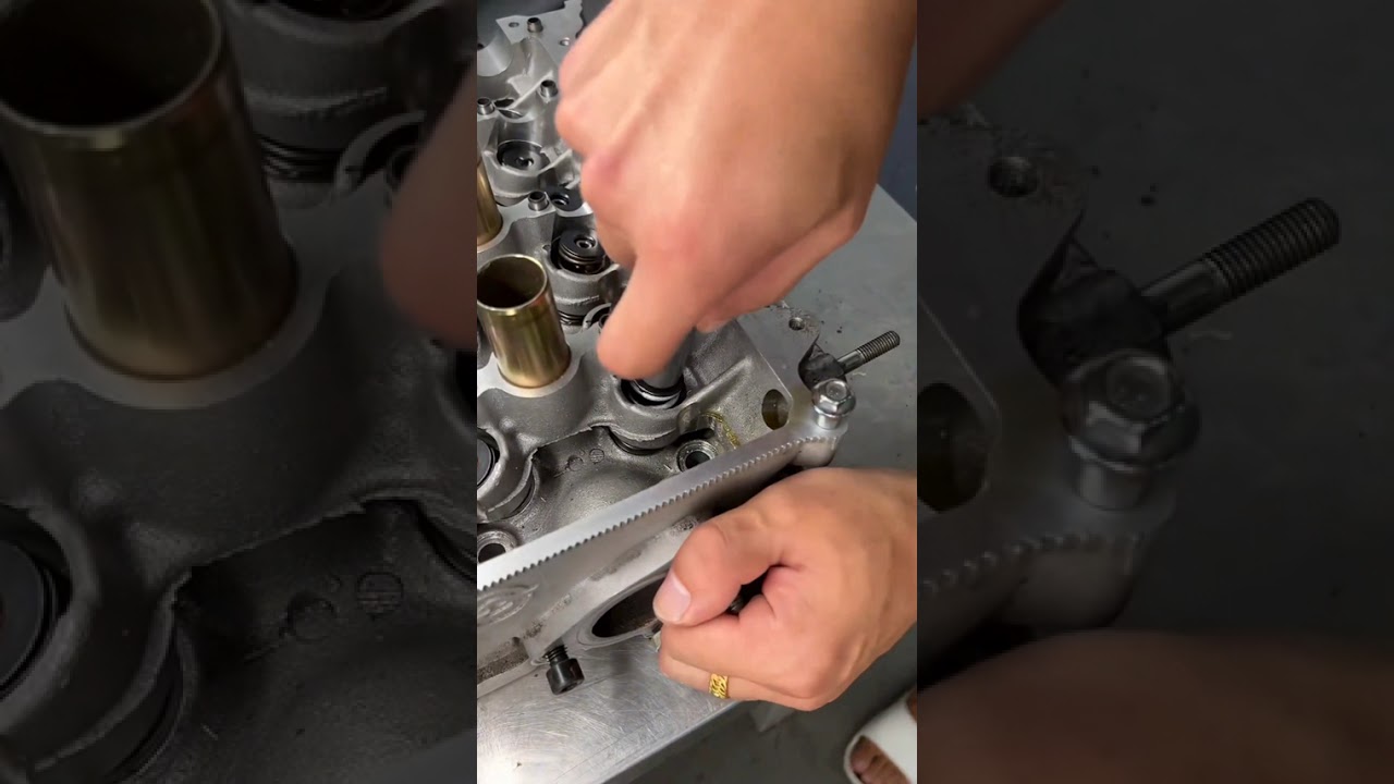 Motorcycle Valve Spring Removal & Installation Tool Kit - 3-Piece Scooter Cylinder Repair Set with High Carbon Steel Anti-Rust Design