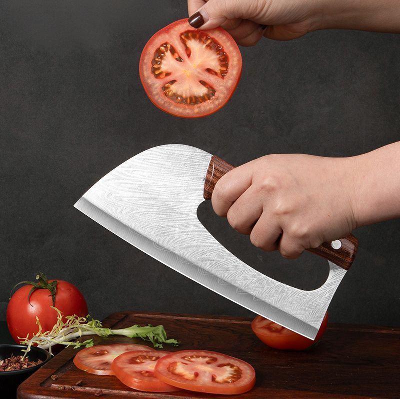 Labor-Saving Chef Knife - German 3Cr13 Steel, Full-Tang & Ergonomic Handle for Effortless Cutting