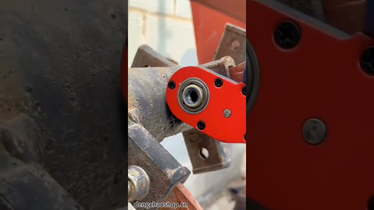 19mm Right-Angle Impact Wrench | Ratchet Socket Adapter | Pass-Through Flex Head | 1:16 Torque Multiplier for Tight Spaces