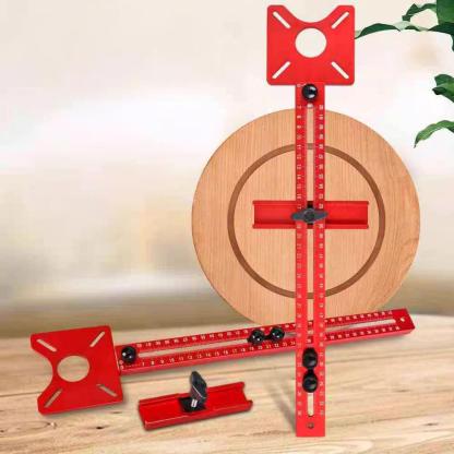 3-in-1 Router Jig: Circle Cutter, Straight Edge Guide, and Stable Base