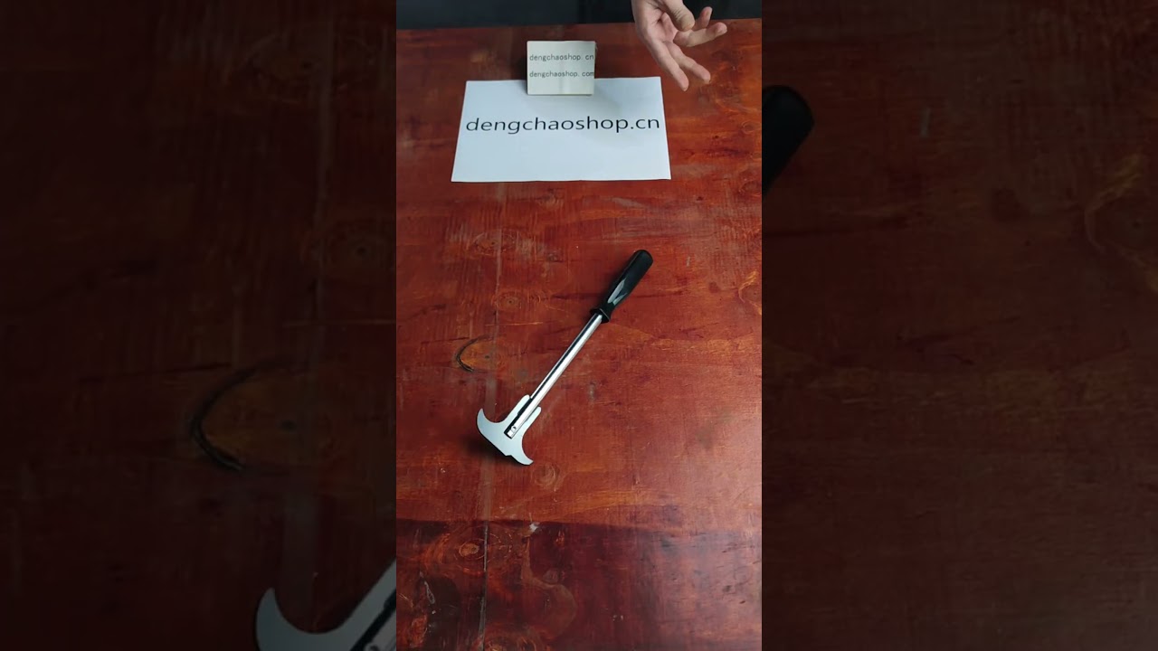 Professional Dual-End Oil Seal Puller - Chrome Molybdenum Steel Hook Tool with Ergonomic Handle for Automotive and Mechanical Maintenance