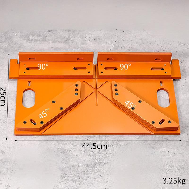  Universal Portable Cutting Guide Jig for Aluminum Saw Machines | 45° & 90° Angle Cutter for Woodworking & Trim