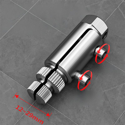 Adjustable Broken Screw Extractor - Ultimate DIY Tool for Stuck Faucet & Valve Removal (Universal Fit for 1/2" to 1" Pipes)