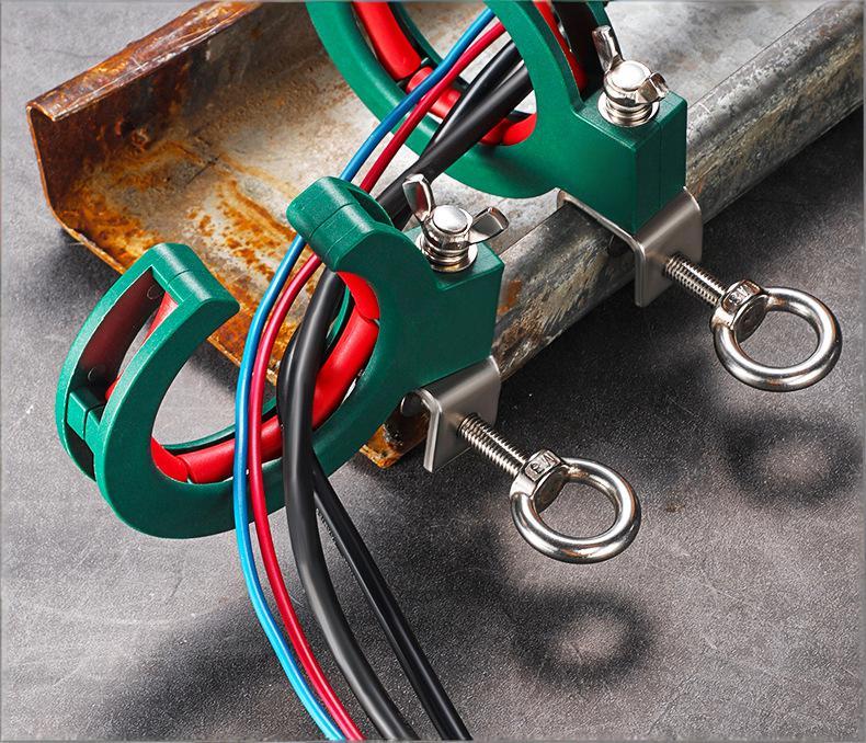 65mm Heavy-Duty Nylon Roller for Bridge Cable Pulling - Tool-Free, 360° Adjustable, Anti-Slip Design (Standard & Upgraded Versions)